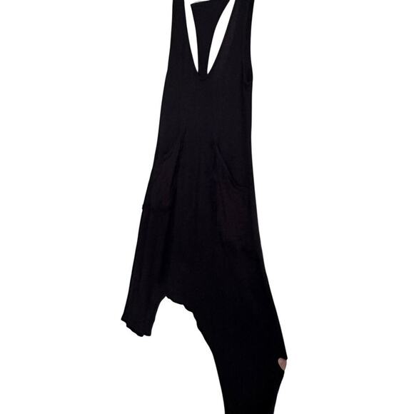 Free People We The Free Women's Black Intimately Downtime Jumpsuit Size Small - Picture 2 of 7